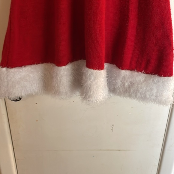 Merry Christmas Poof New York  Santa Dress Large - Picture 4 of 6